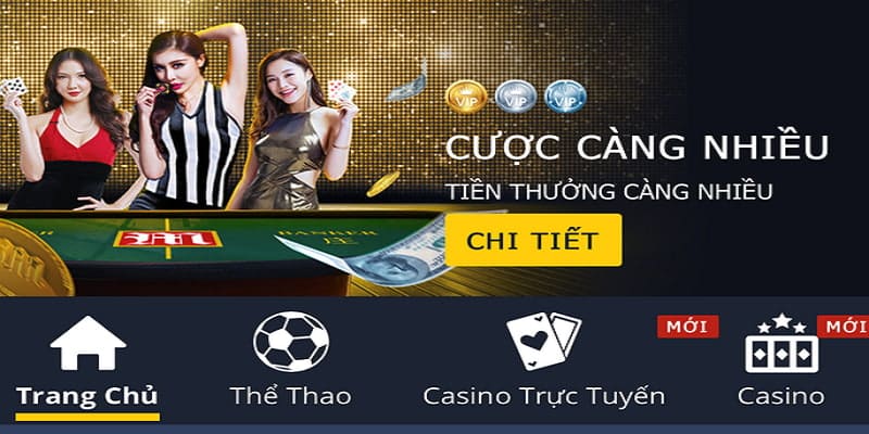 Cá cược với ưu đãi khổng lồ cho sảnh thể thao